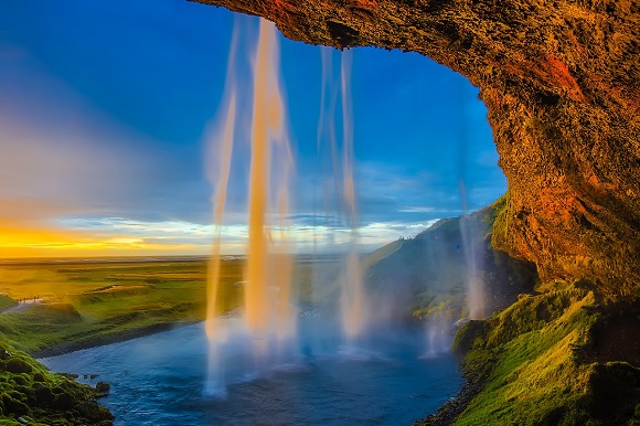 Skógafoss waterfall in Iceland