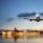 plane landing at airport