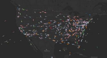 Visualize Thanksgiving air traffic
