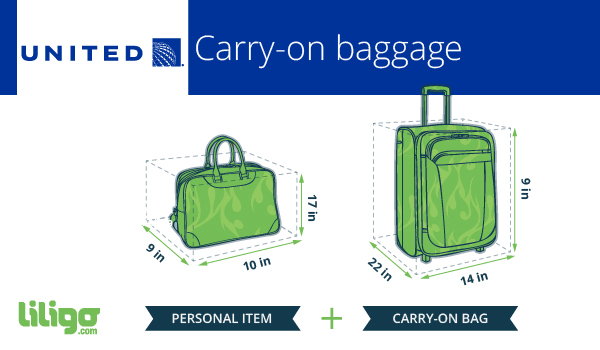 United Airlines (UA) Carry-on Baggage Allowance-Size, Weight, Personal  Items Allowed in Cabin 