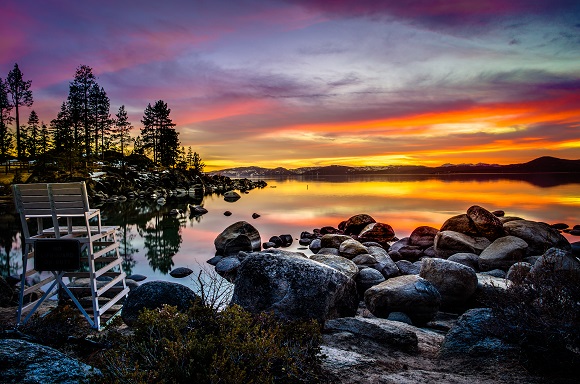 Lake Tahoe sunset