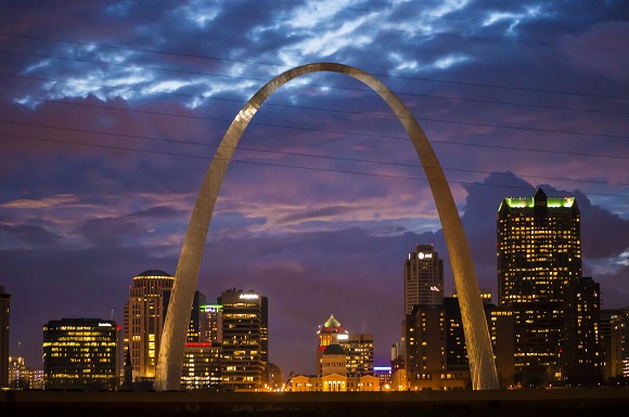 St Louis sunset
