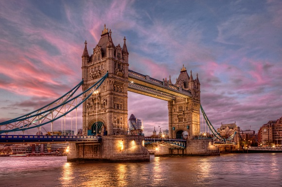 London Bridge at sunset
