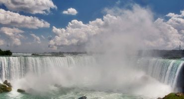 This zipline will take you on a ride across Niagara Falls!