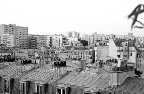 Paris rooftops from le perchoir bar