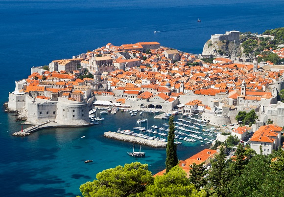 View over Dubrovnik, Croatia