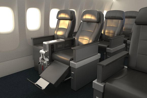American Airlines premium economy flight