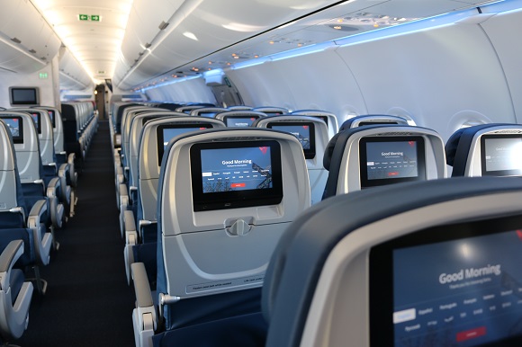 Delta Airlines interior cabin