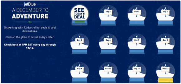 jetblue 12 days of deals