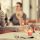 Couple romantic dinner