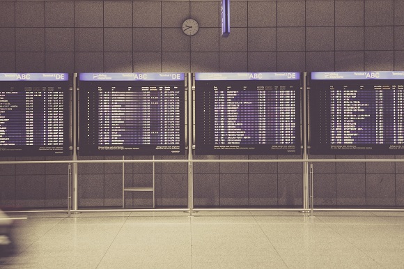 Airport departures