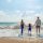 Family on the beach
