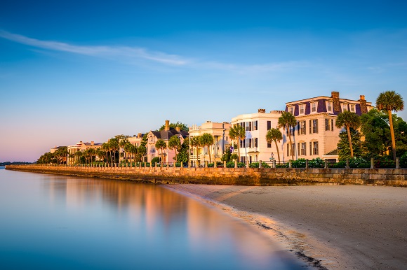 Charleston water front view