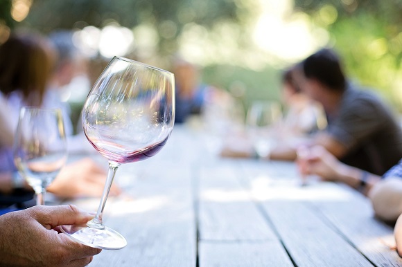 Glass of wine