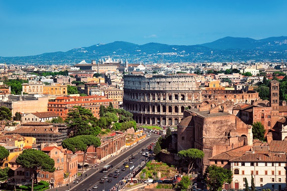 The Colosseum in Rome