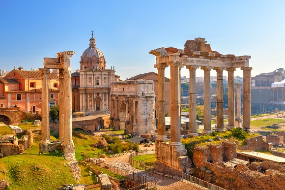 The Roman Forum in Rome