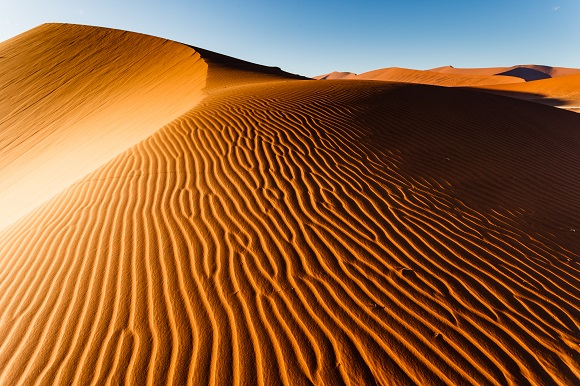 San dunes in the Namib Desert