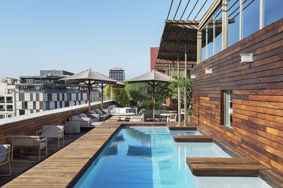 Hotel Omm terrace, Barcelona