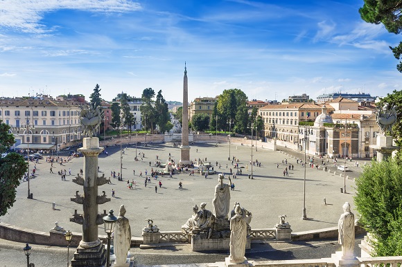 Piazza del Popolo in Rome