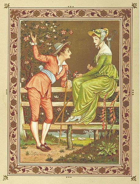 Valentine card 1876