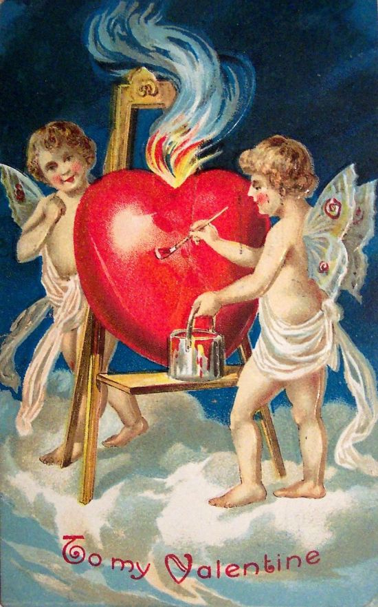Valentine card 1909